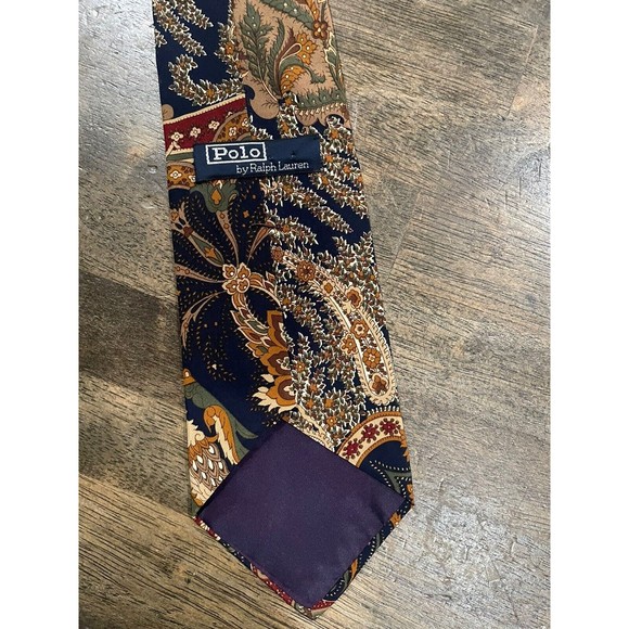 !POLO RALPH LAUREN! and * Burberry* Neck Tie Bundle 100% silk Stripe/Paisley EUC - Picture 4 of 13